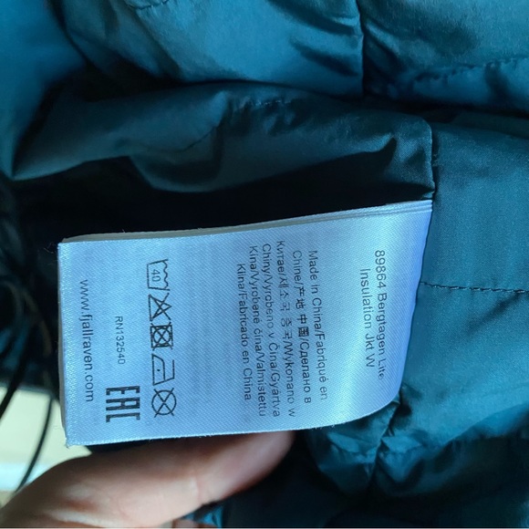 Fjallraven Bergtagen Lite Insulation Hooded Jacket Blue Size Small - Picture 7 of 8